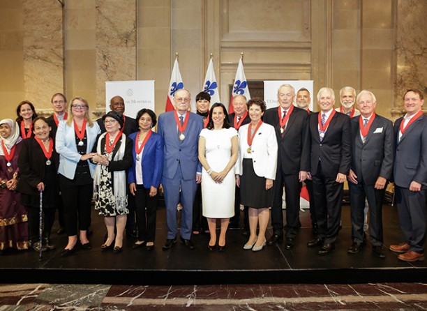Récipiendaires de l'Ordre de Montréal 2018